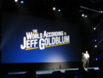 Jeff Goldblum at the D23 Expo 2019 Disney Plus panel
