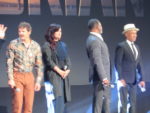 Pedro Pascal, Gina Carano, Carl Weathers, and Giancarlo Esposito at the D23 Expo 2019 Disney Plus panel