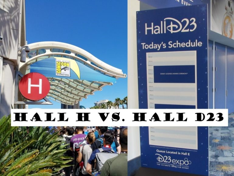 Hall H vs Hall D23