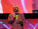 Kevin Smith at the Jay and Silent Bob Reboot panel at LA Comic Con 2019